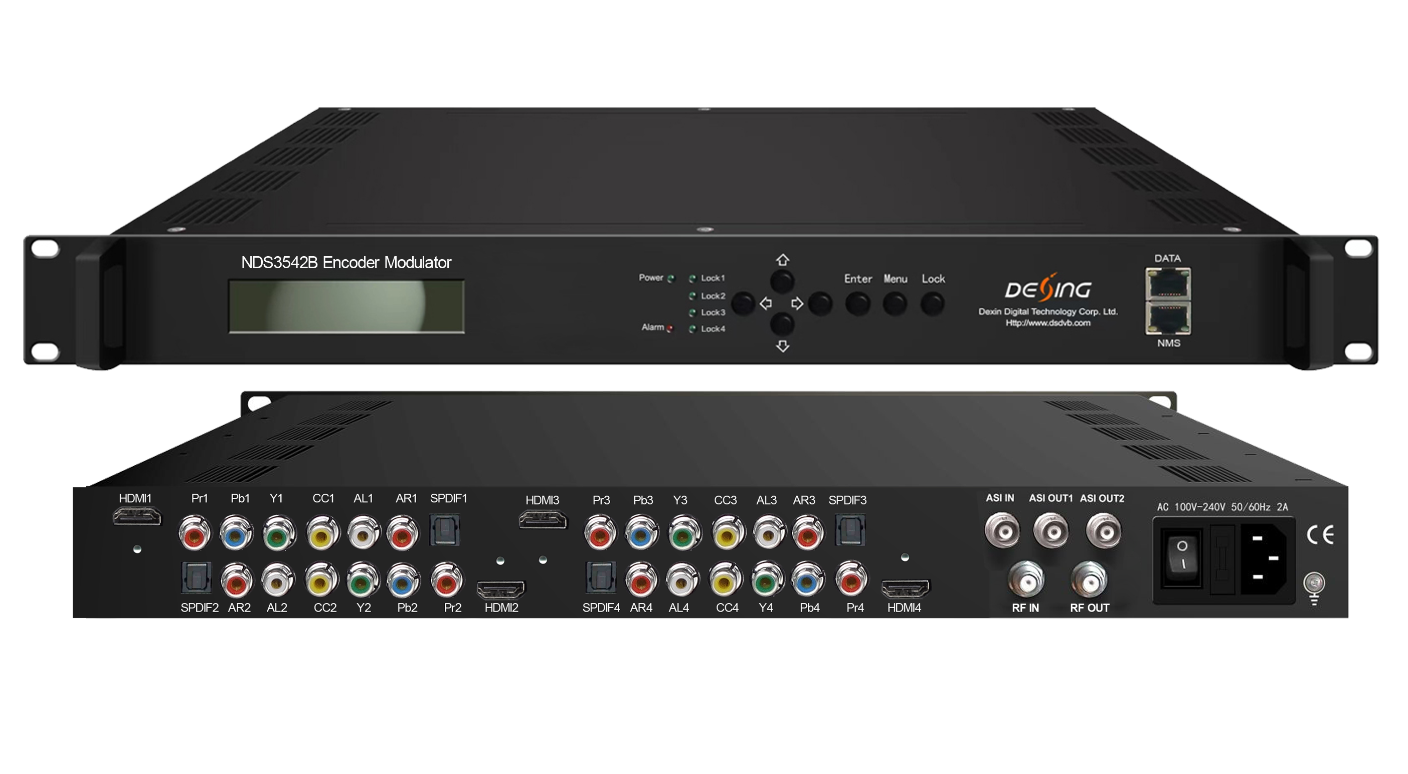 NDS3542B MPEG2/MPEG4 4-in-1 Encoder Modulator